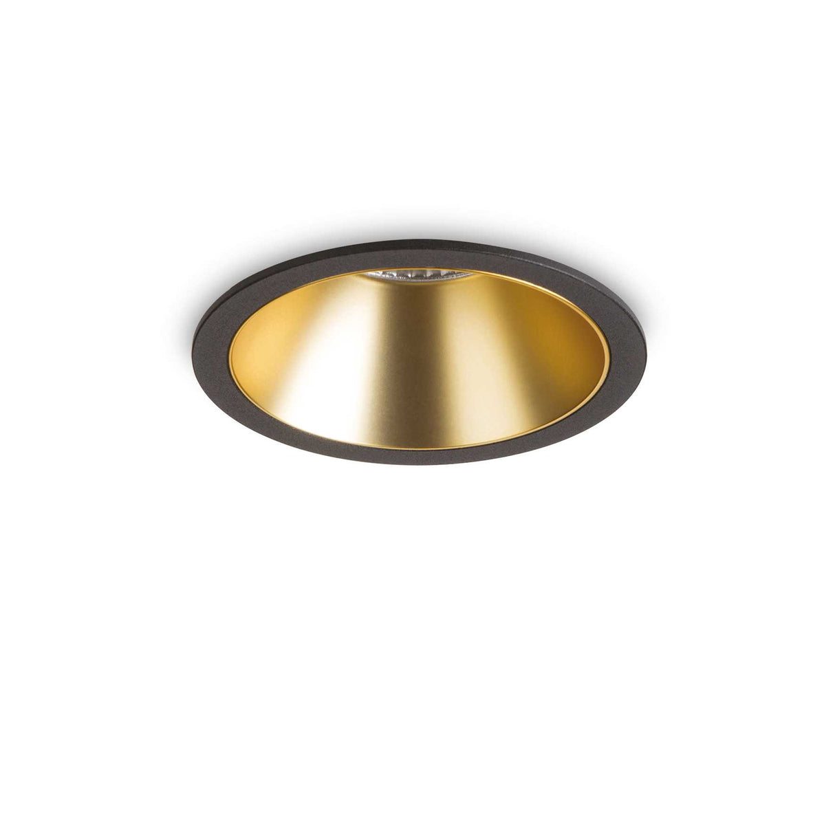 Sleek Black Gold Round LED Trim 11W 3000K