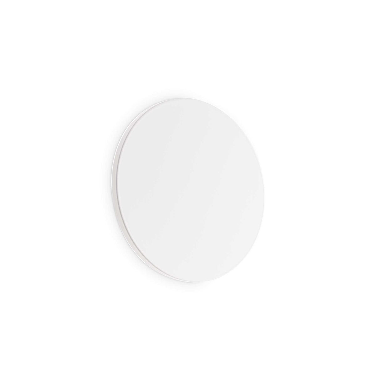 Illuminated Elegance: White Round Wall Light