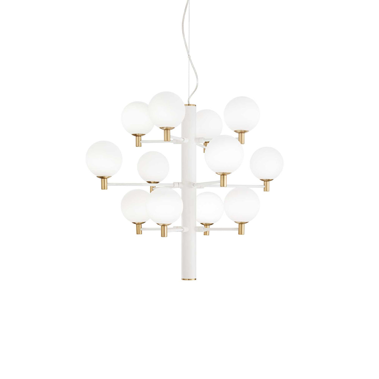 COPERNICO White 12-Light Contemporary Pendant Fixture
