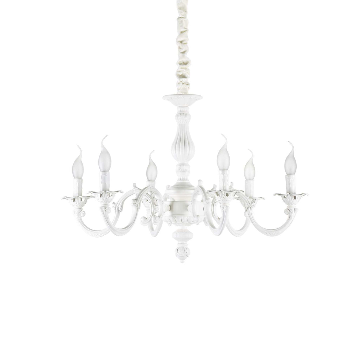 Elegant Six-Light Pendulum Chandelier