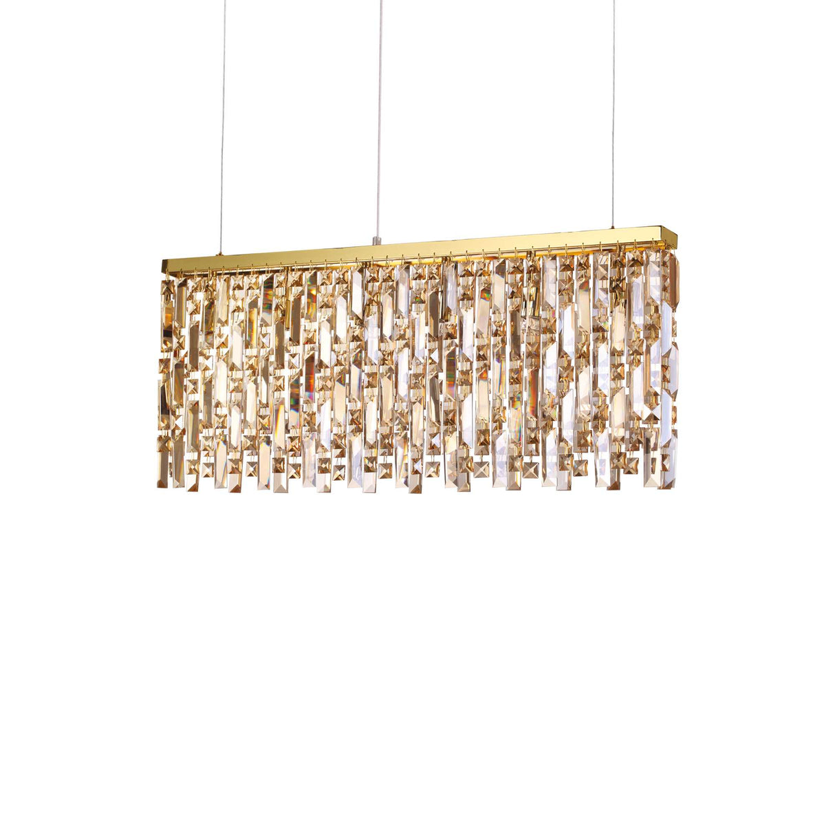 Radiant Brass 6-Bulb ELISIR Pendant Light