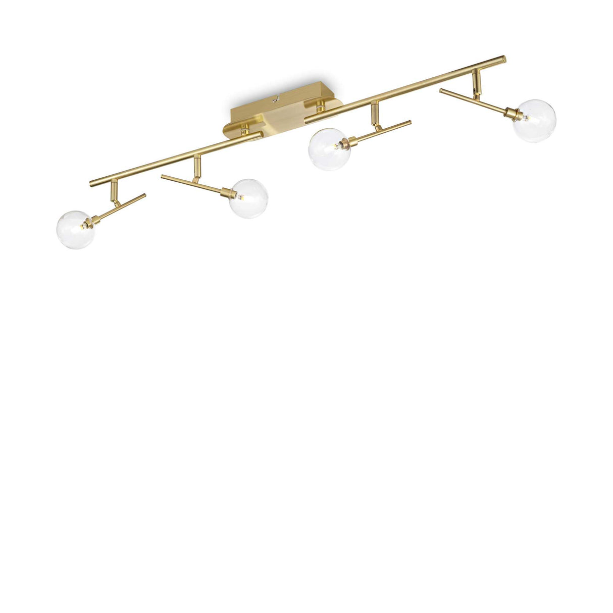 Sleek Maracas 4-Bulb Flush Ceiling Light Fixture