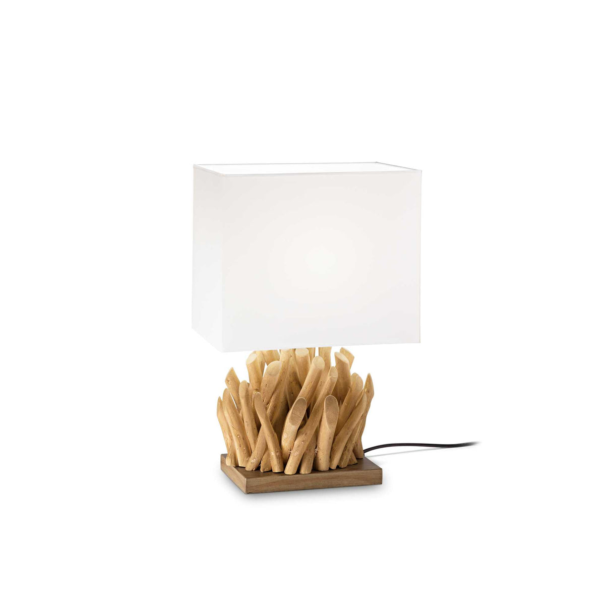 Elegant Single-Bulb Snell Table Lamp in Compact Design