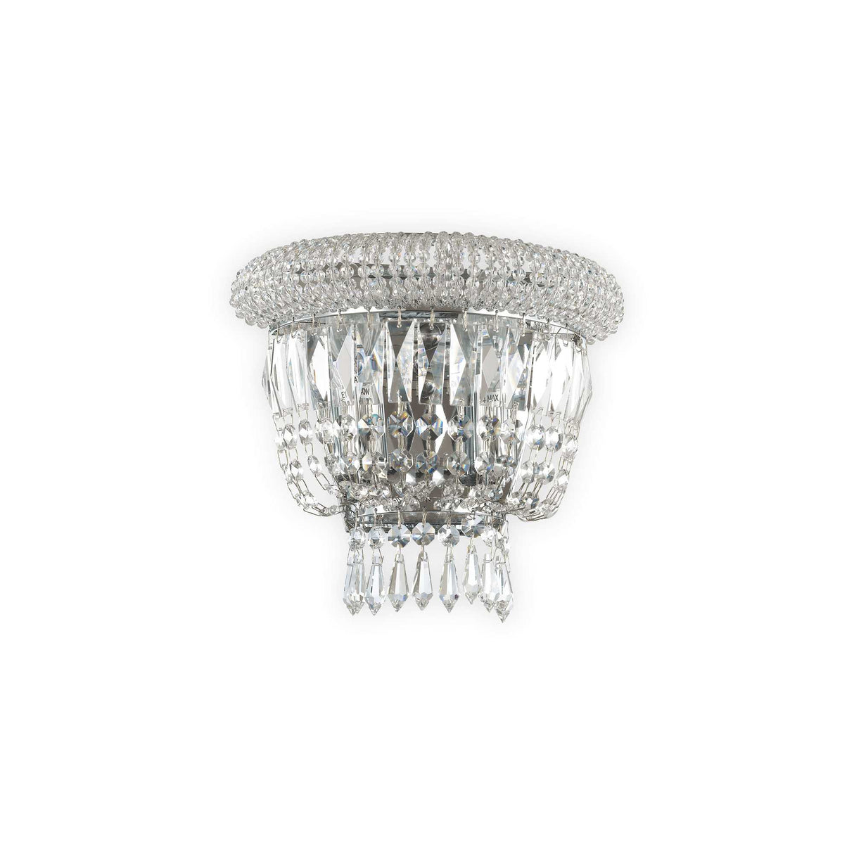 Chrome Elegance Dual-Bulb Wall Light – DUBAI Collection