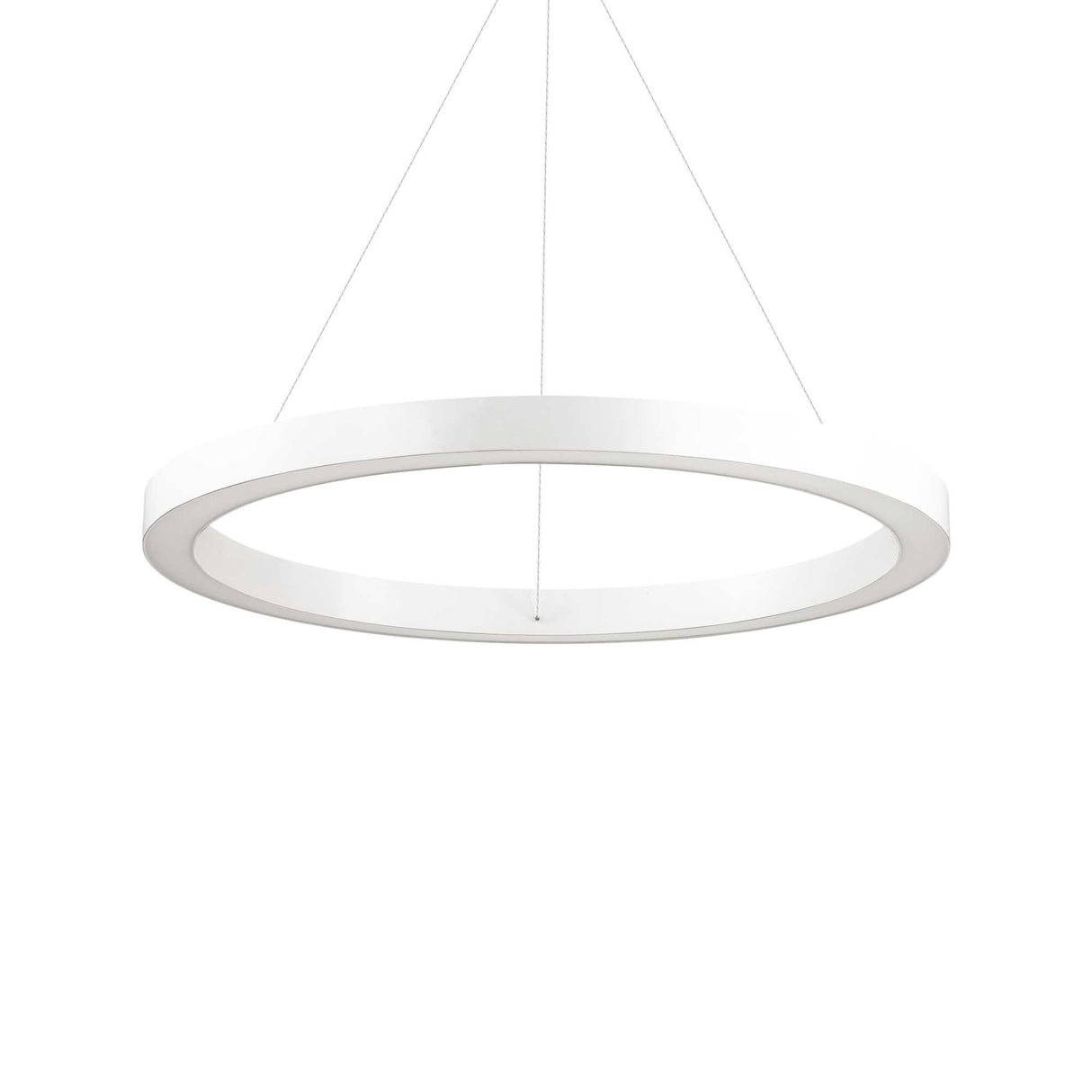Luminous Halo Pendant Light D70 in White