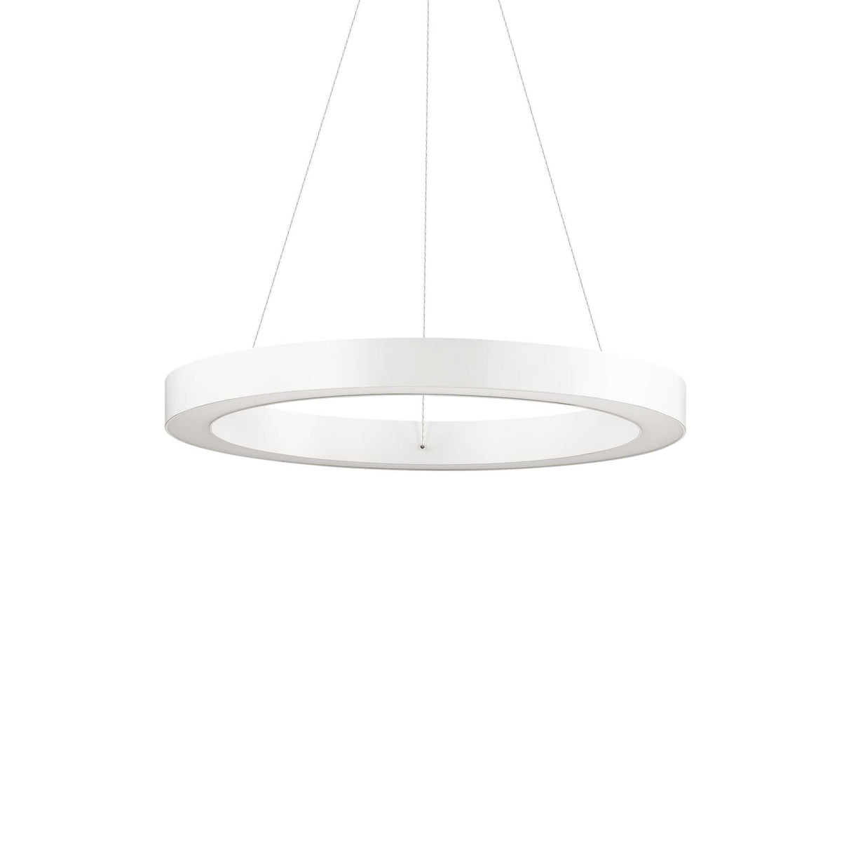 Luminous Halo Pendant Light in Pure White
