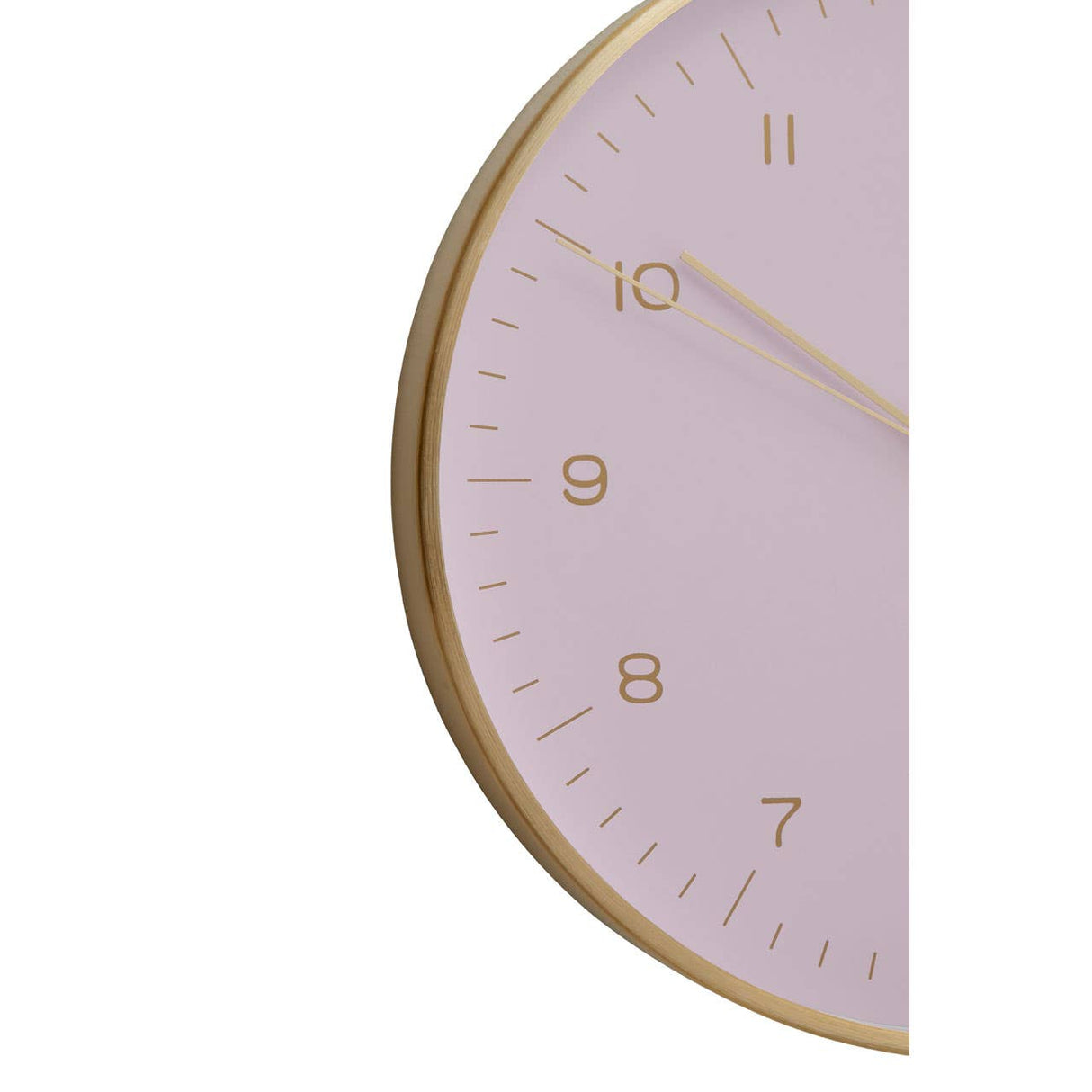 Elko Gold / Pink Finish Wall Clock