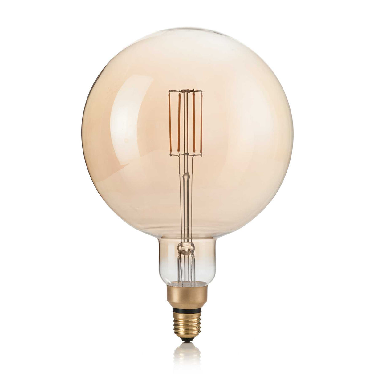 Amber Dimmable E27 Globe Bulb D195 4W 2200K CRI80