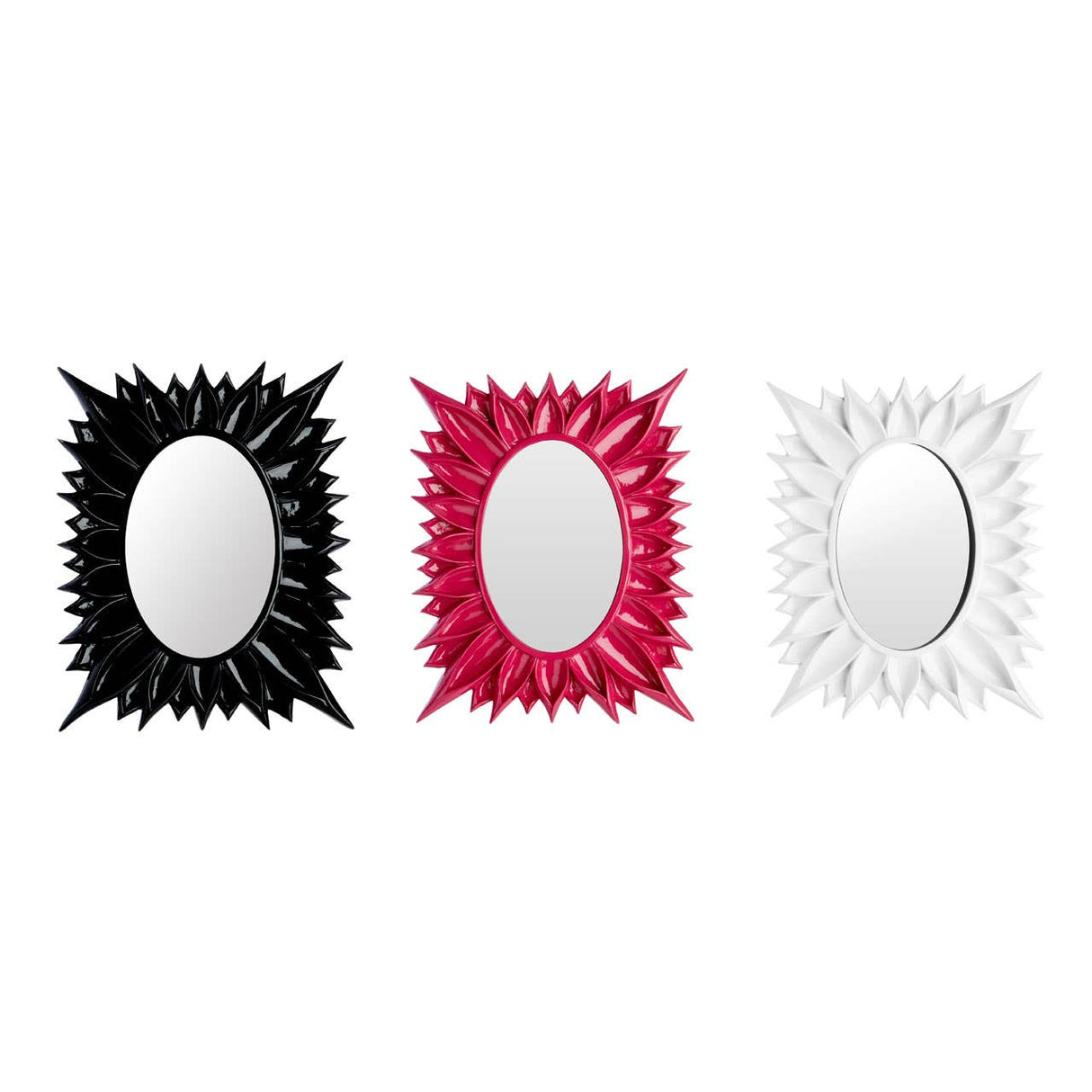 Floral White High Gloss 4 X 6" Photo Frame