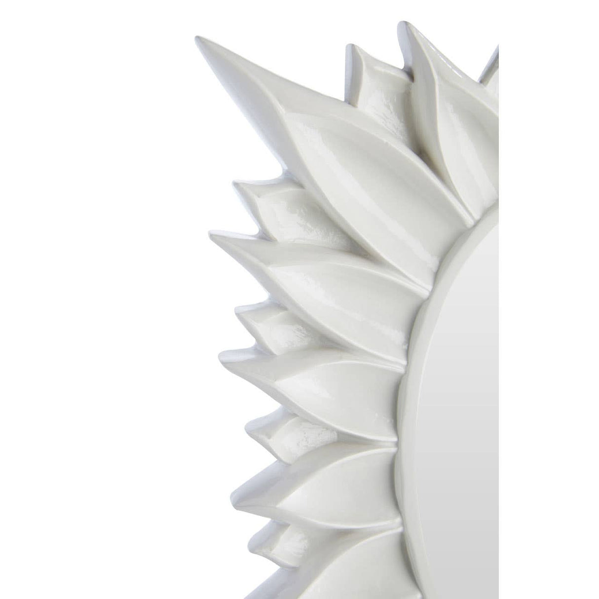 Floral White High Gloss 4 X 6" Photo Frame