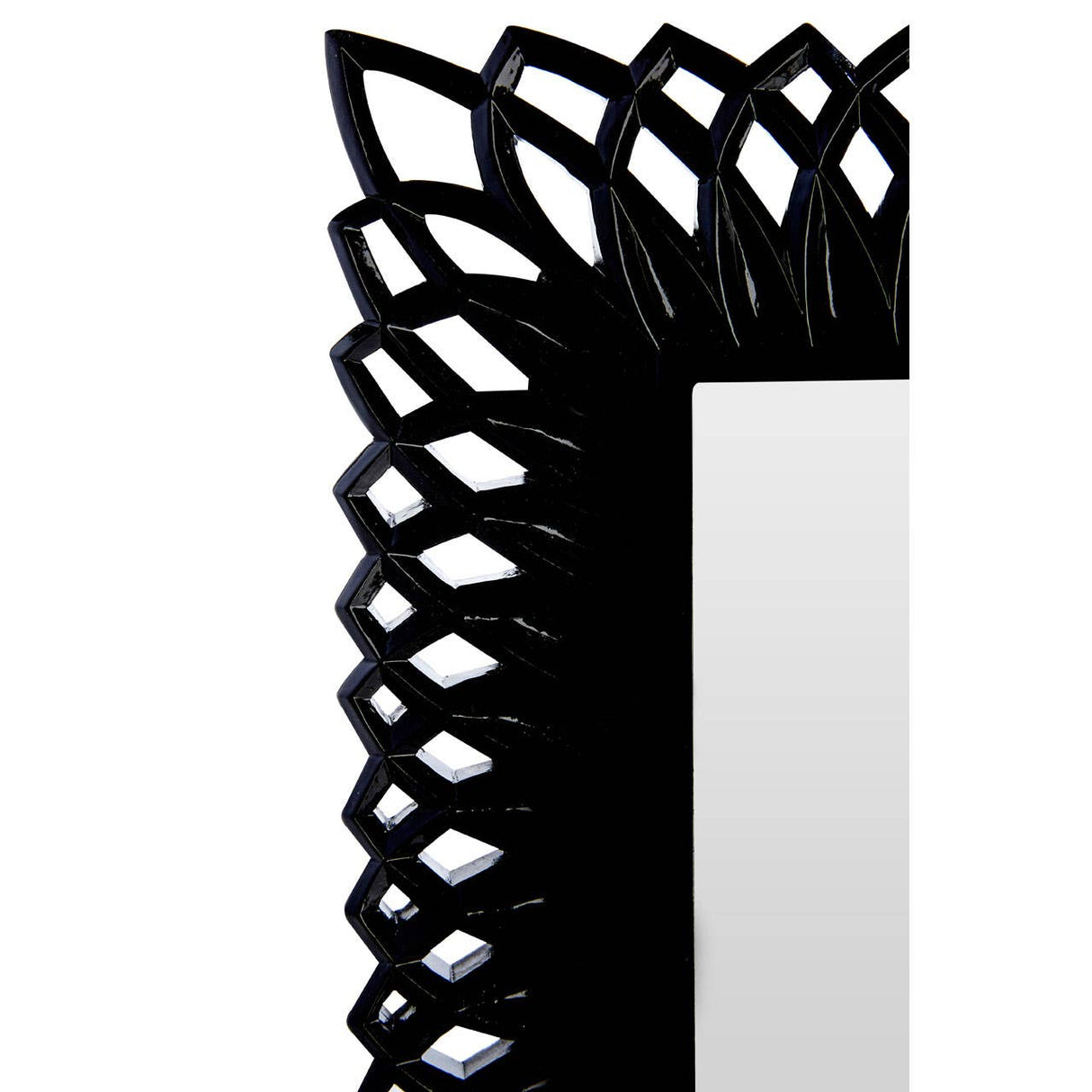 Swirl Black High Gloss 5 X 7" Photo Frame