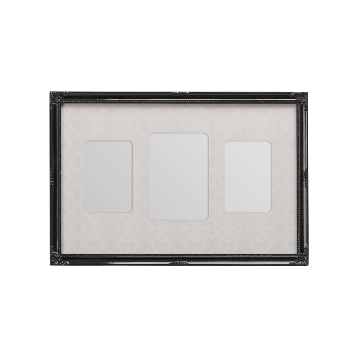 Black 3 Photo Multi Photo Frame