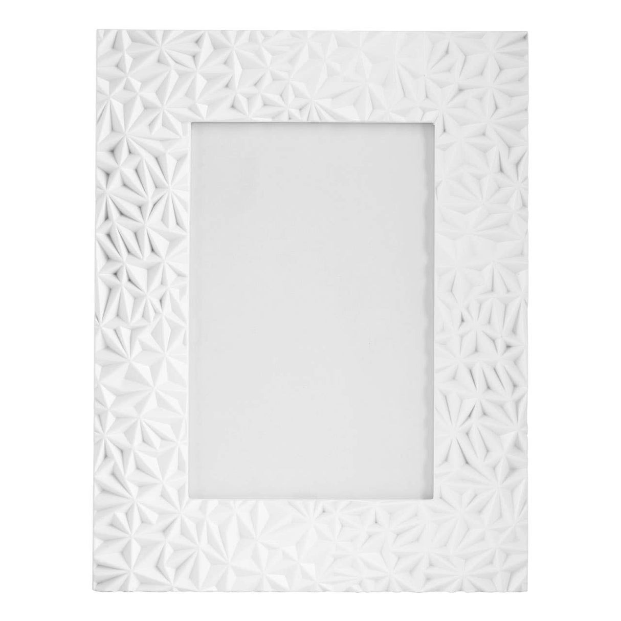 Geo White 5In X 7In Photo Frame