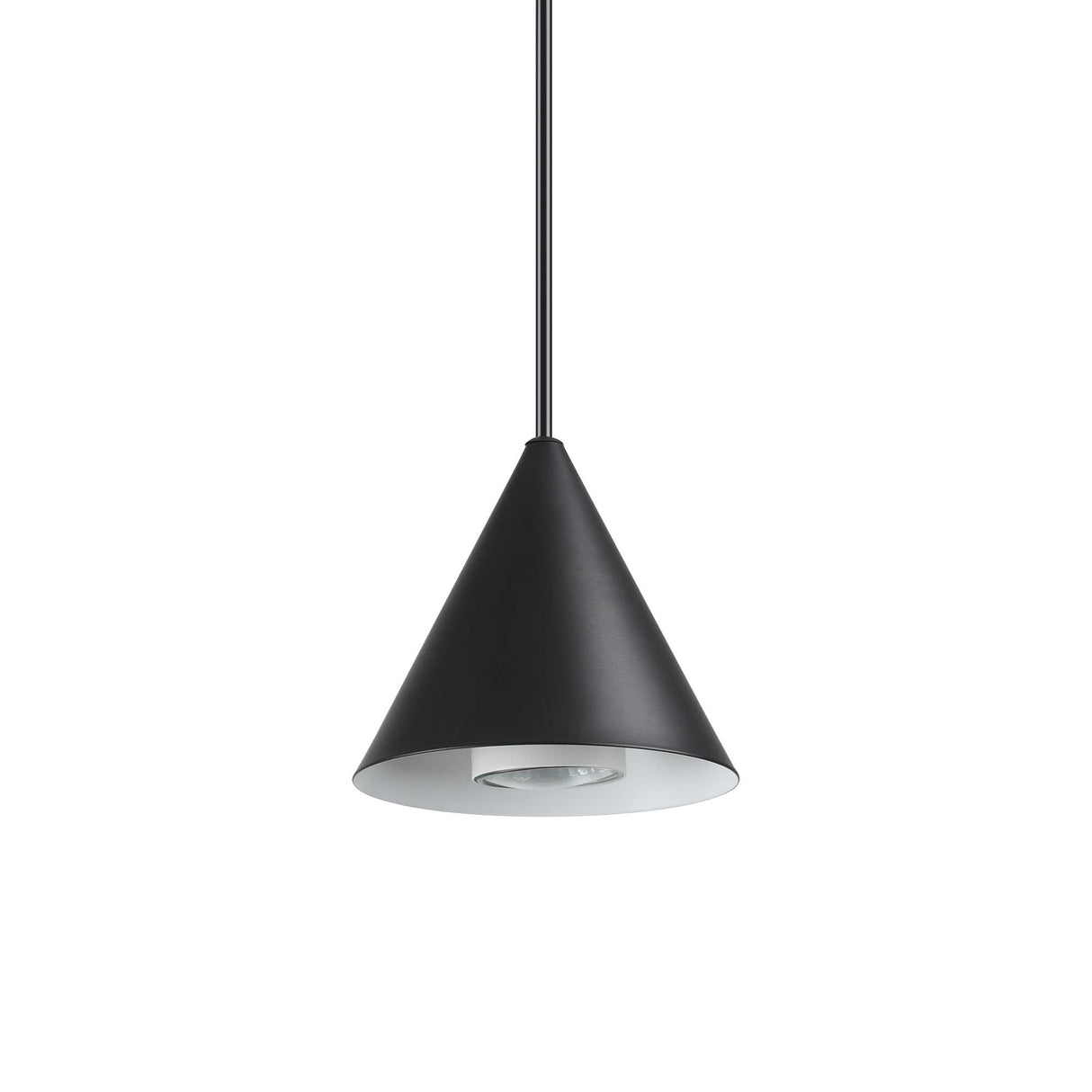 Elegant Black A-Line Pendant Light with Single Bulb