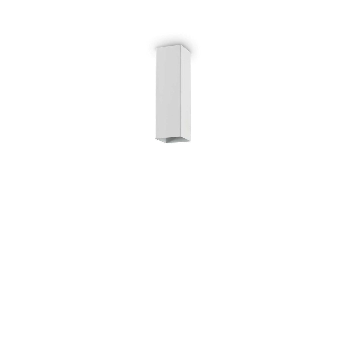 SKY Minimalist White Flush Mount Light with Single Bulb