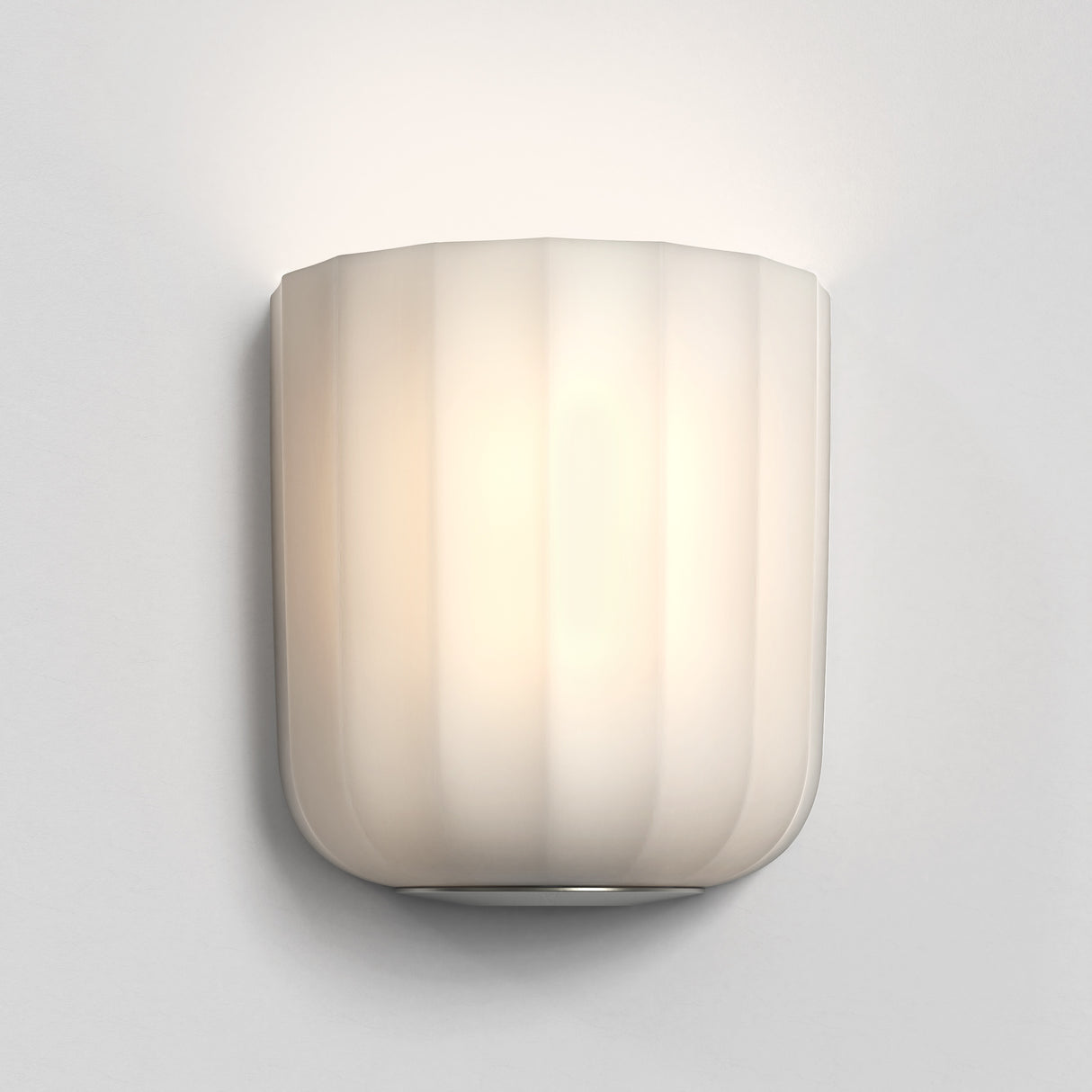 Elegant Nickel Wall Sconce with Frosted Glass Shade
