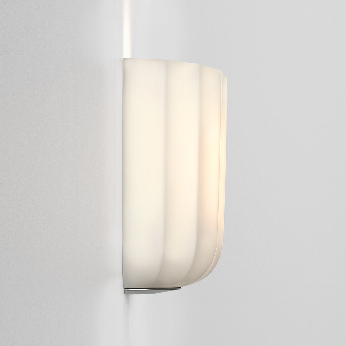 Elegant Nickel Wall Sconce with Frosted Glass Shade