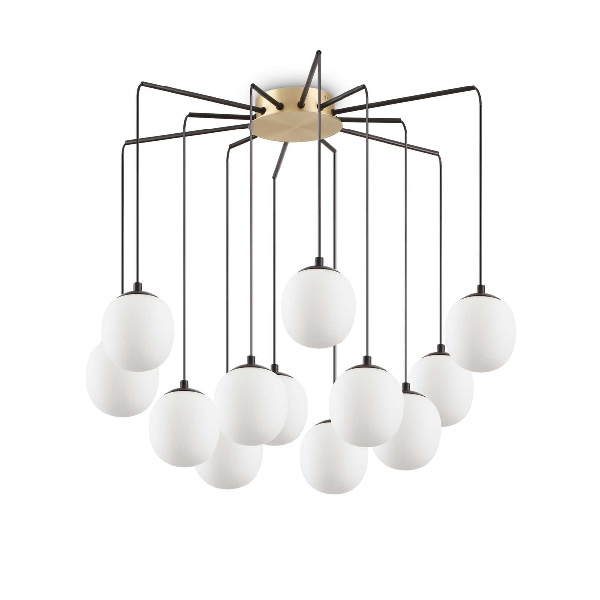 Elegance Illuminated: 12-Bulb Harmony Pendant Light