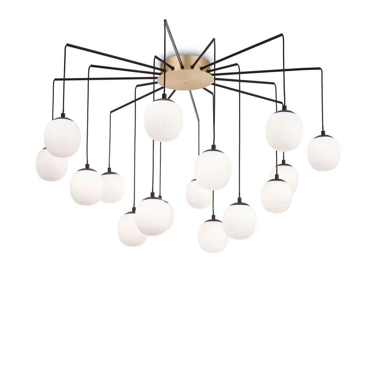 Luminary Harmony: 16-Bulb Pendant Light