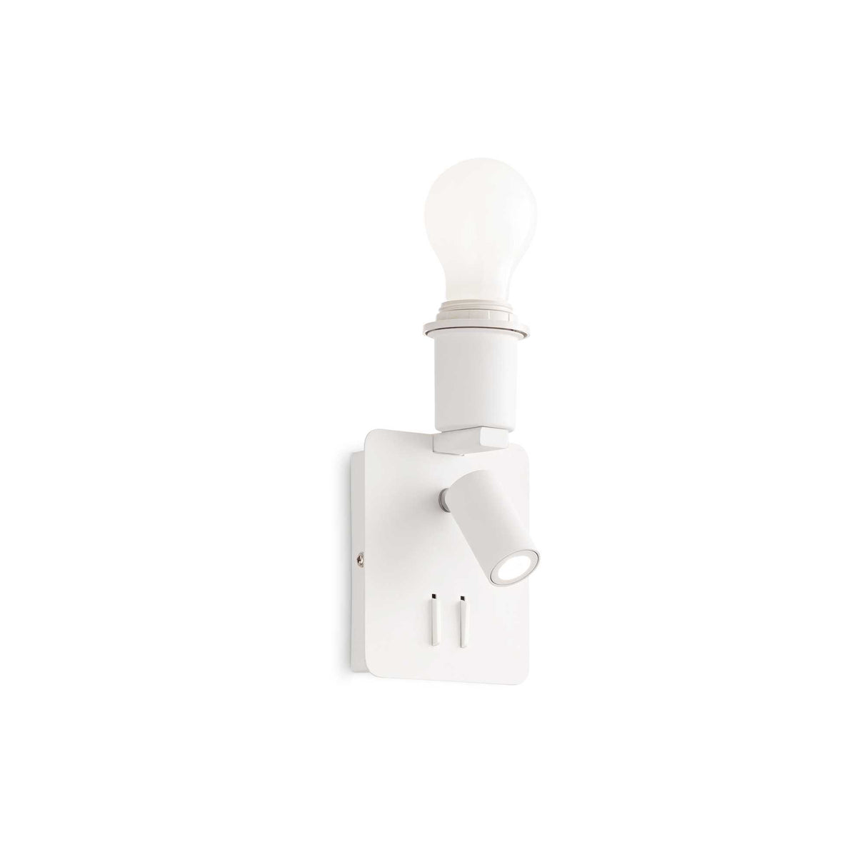 Elegant Dual Bulb White Wall Light - GEA Design