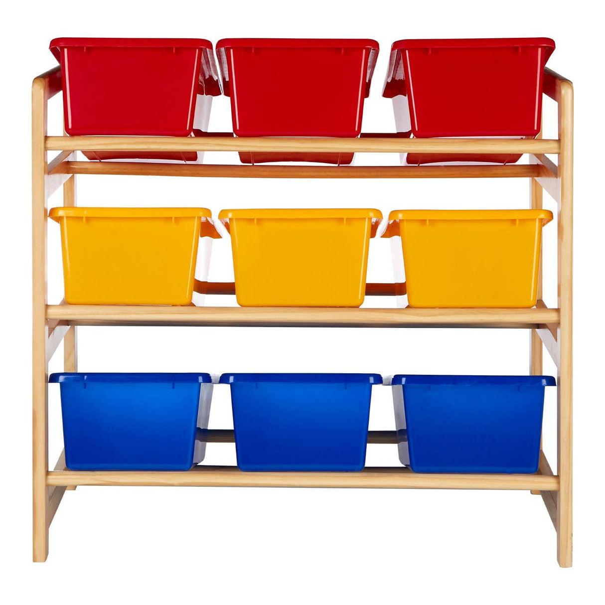 3 Tier Pine Frame Storage Unit