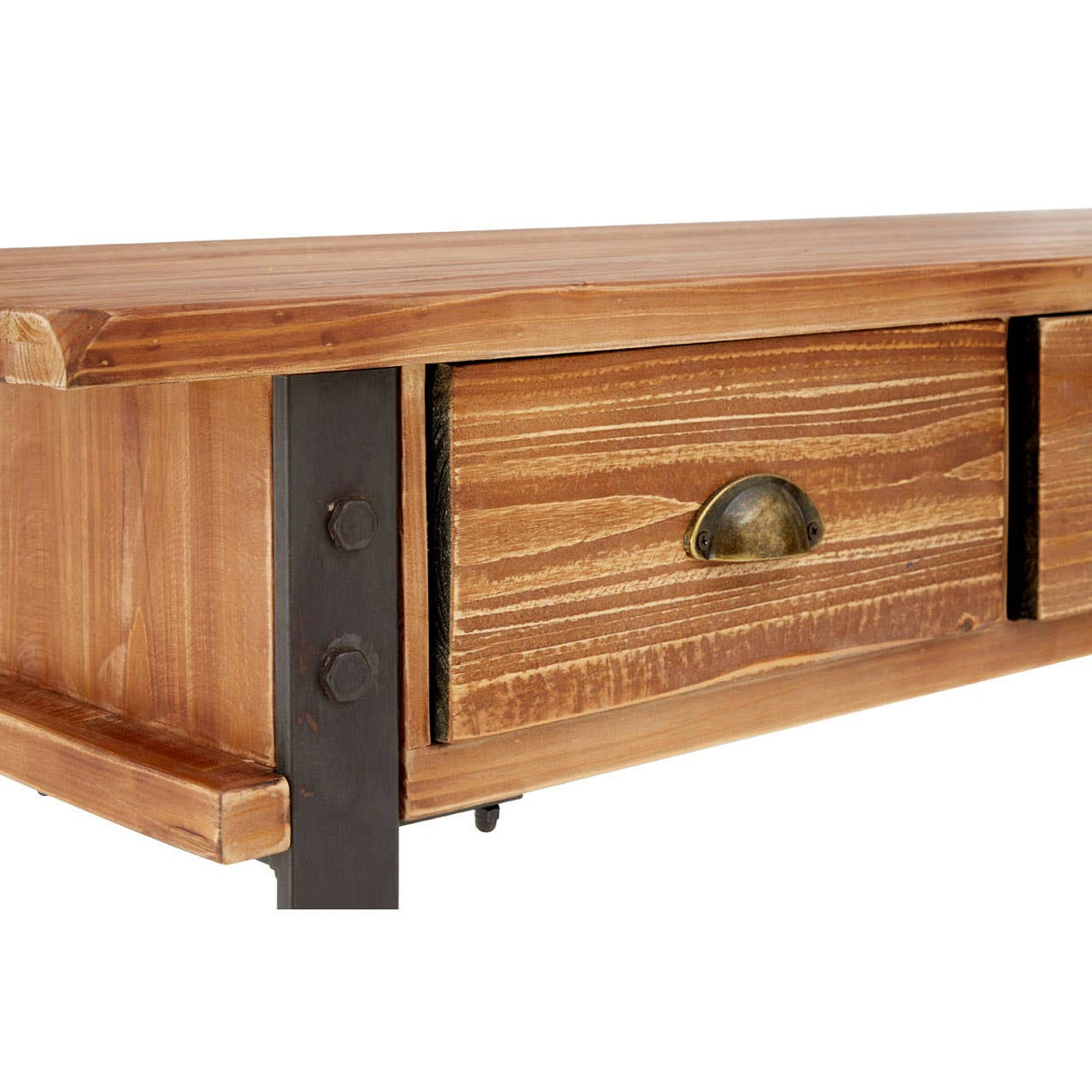 New Foundry 3 Drawer Console Table