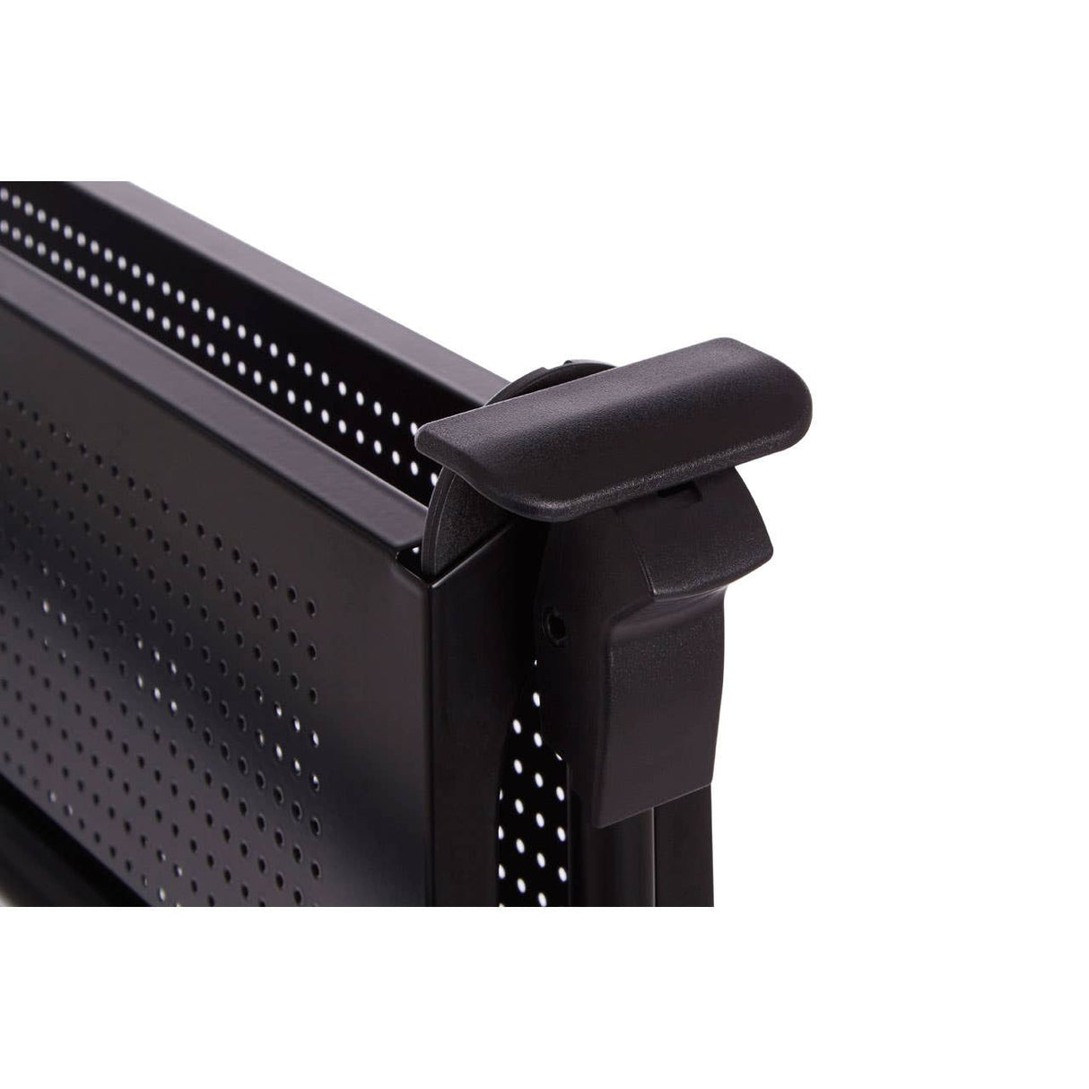 Black Rectangular Folding Kitchen Trolley