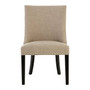 Regents Park Natural Linen With Curly Back Dining Chair