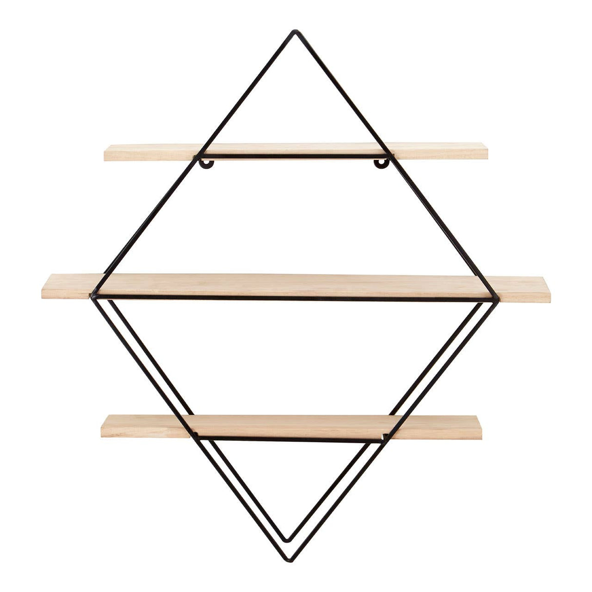 Brixton 3 Tier Rhombus Shelves