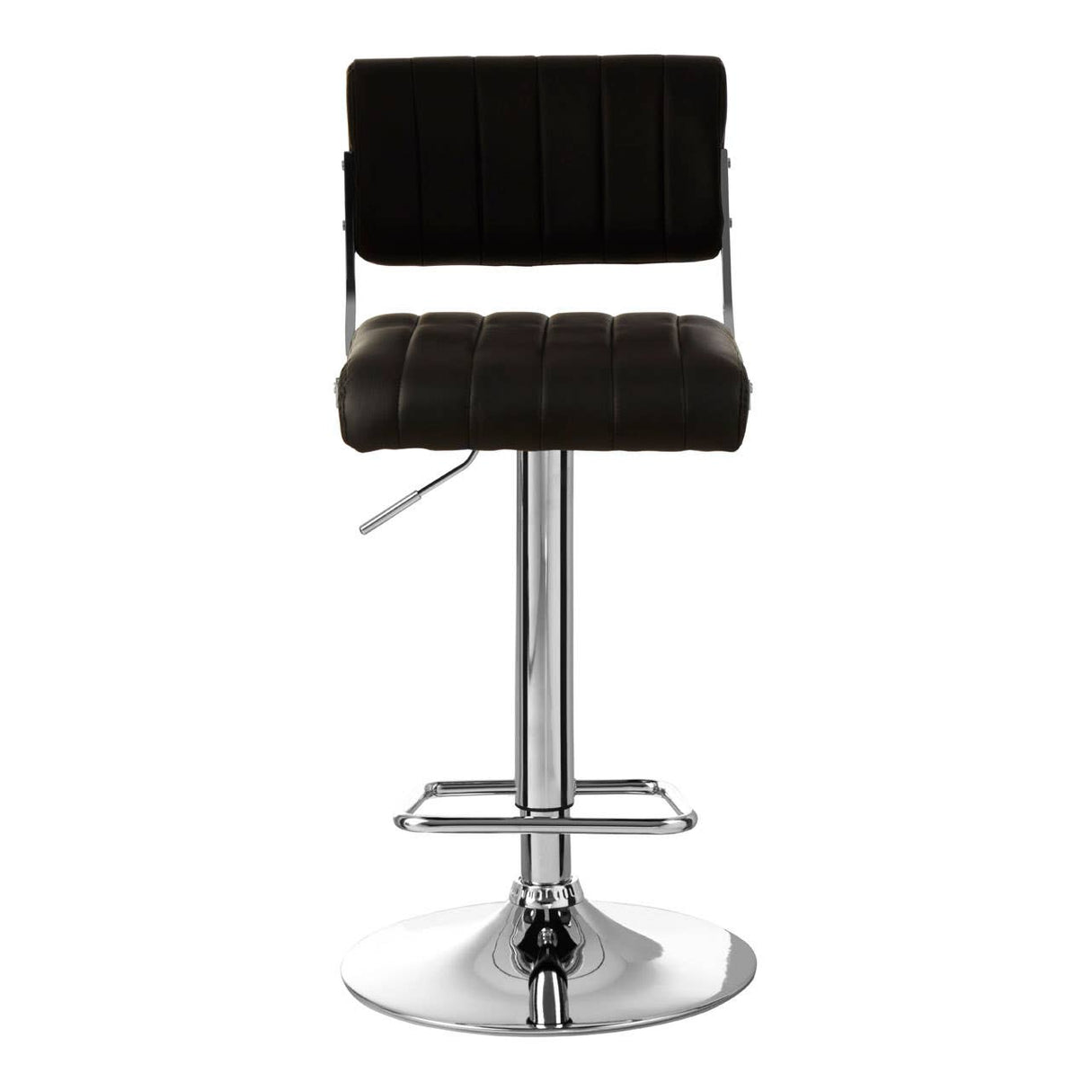 Stockholm Black Channel Design Seat Bar Stool