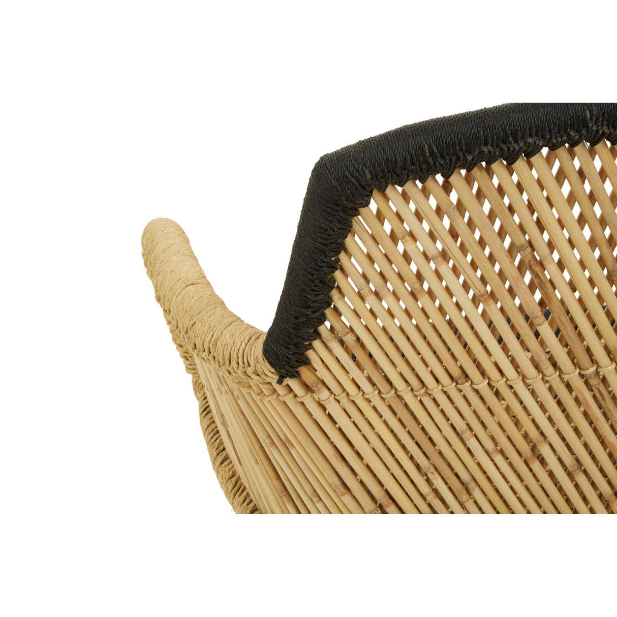 Rowan Two Seater Natural and Black Sofa