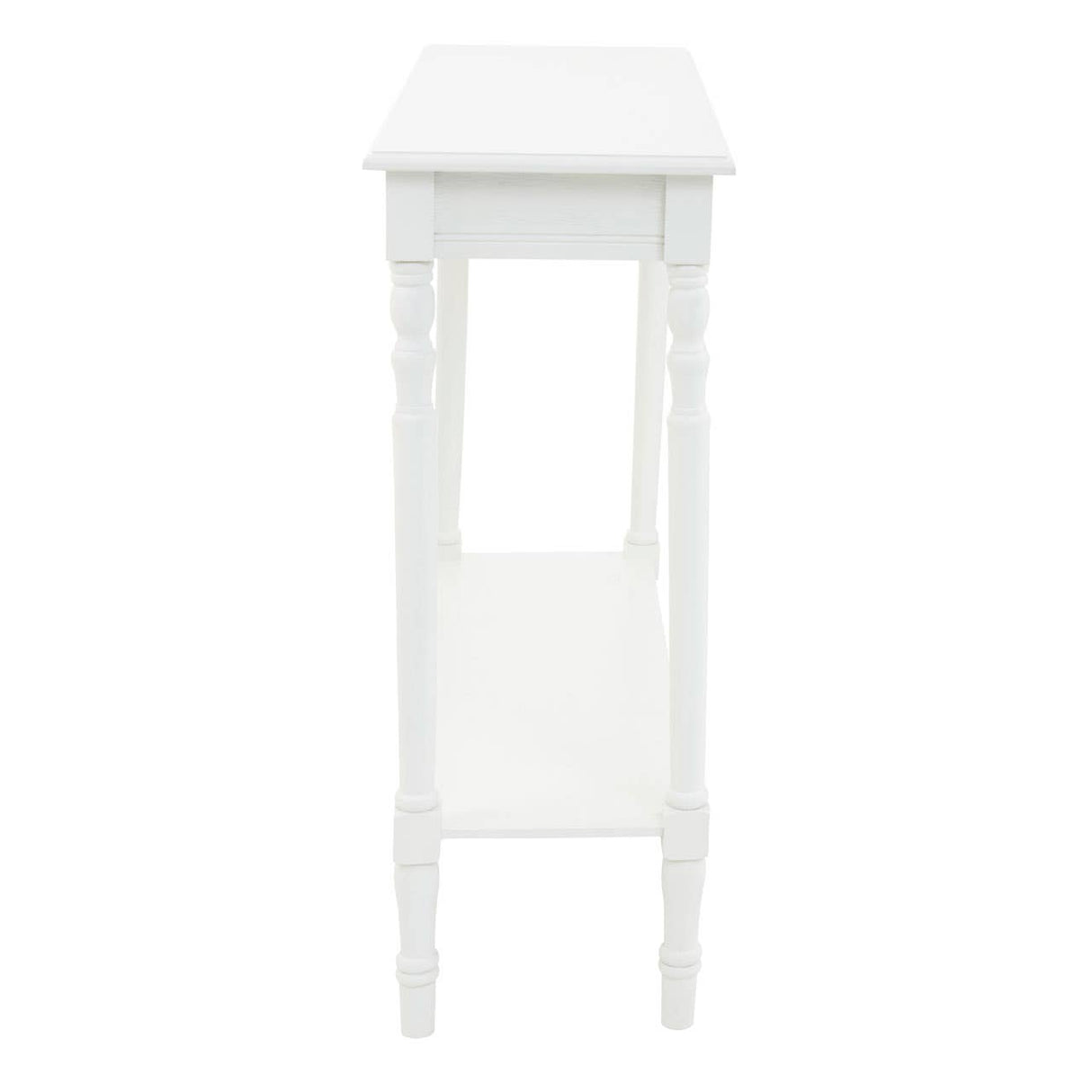 Heritage White Rectangular Console Table