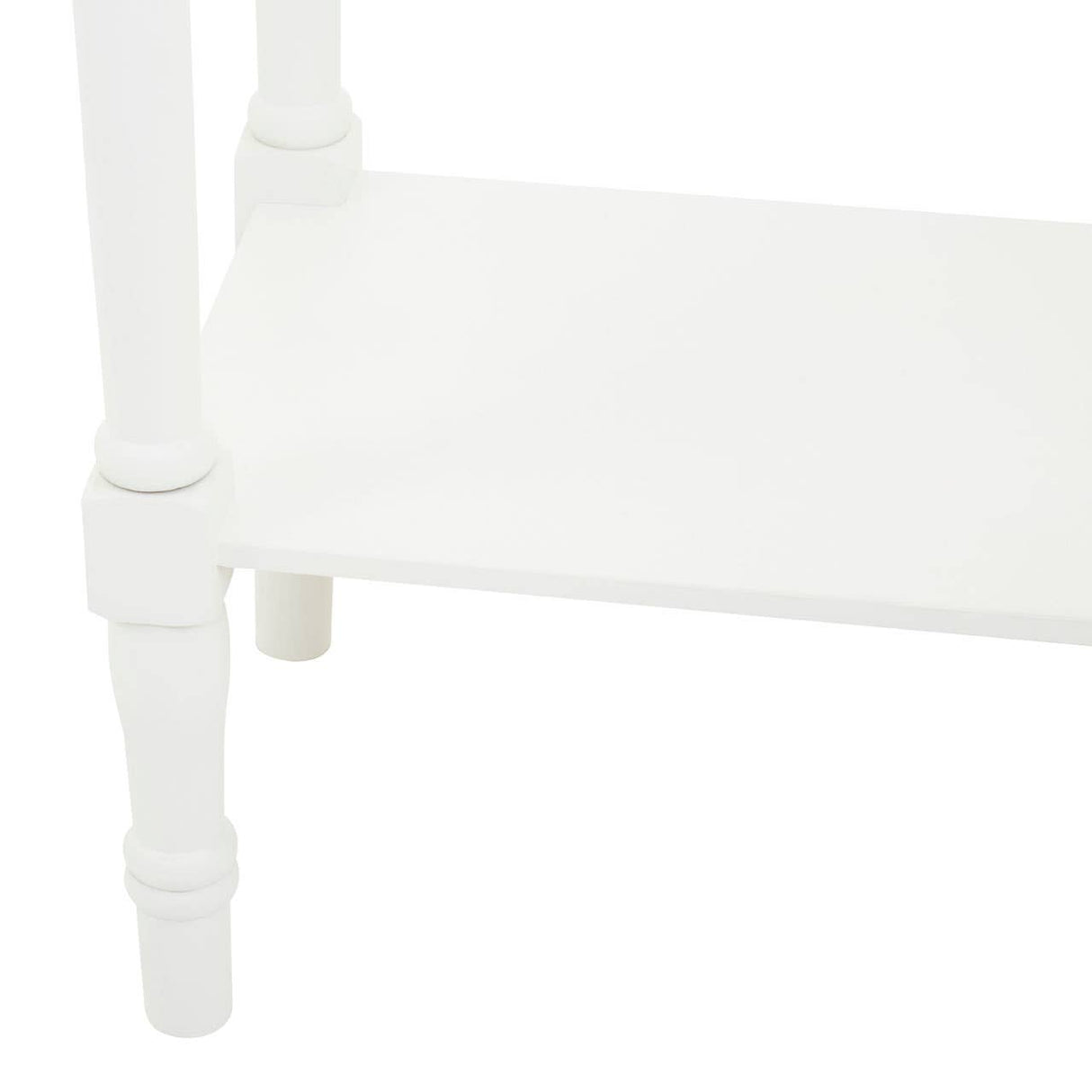 Heritage White Rectangular Console Table