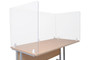 3 Piece Acrylic Protection Screens With Fittings Kit