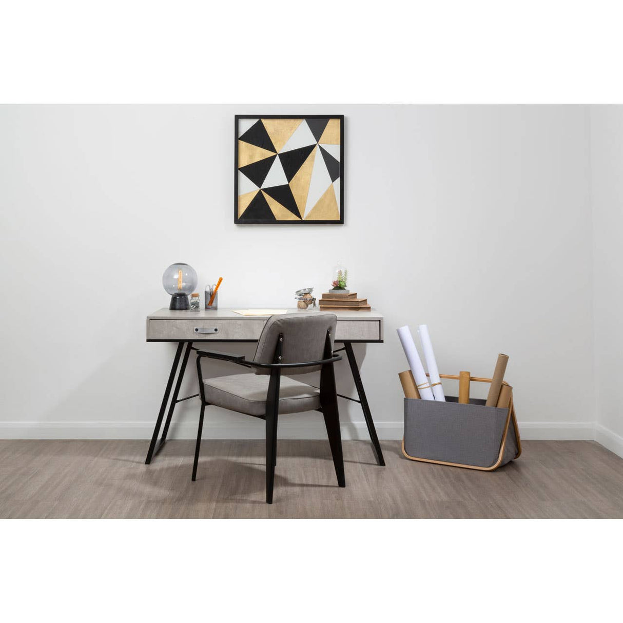 Bradbury Concrete Veneer Desk