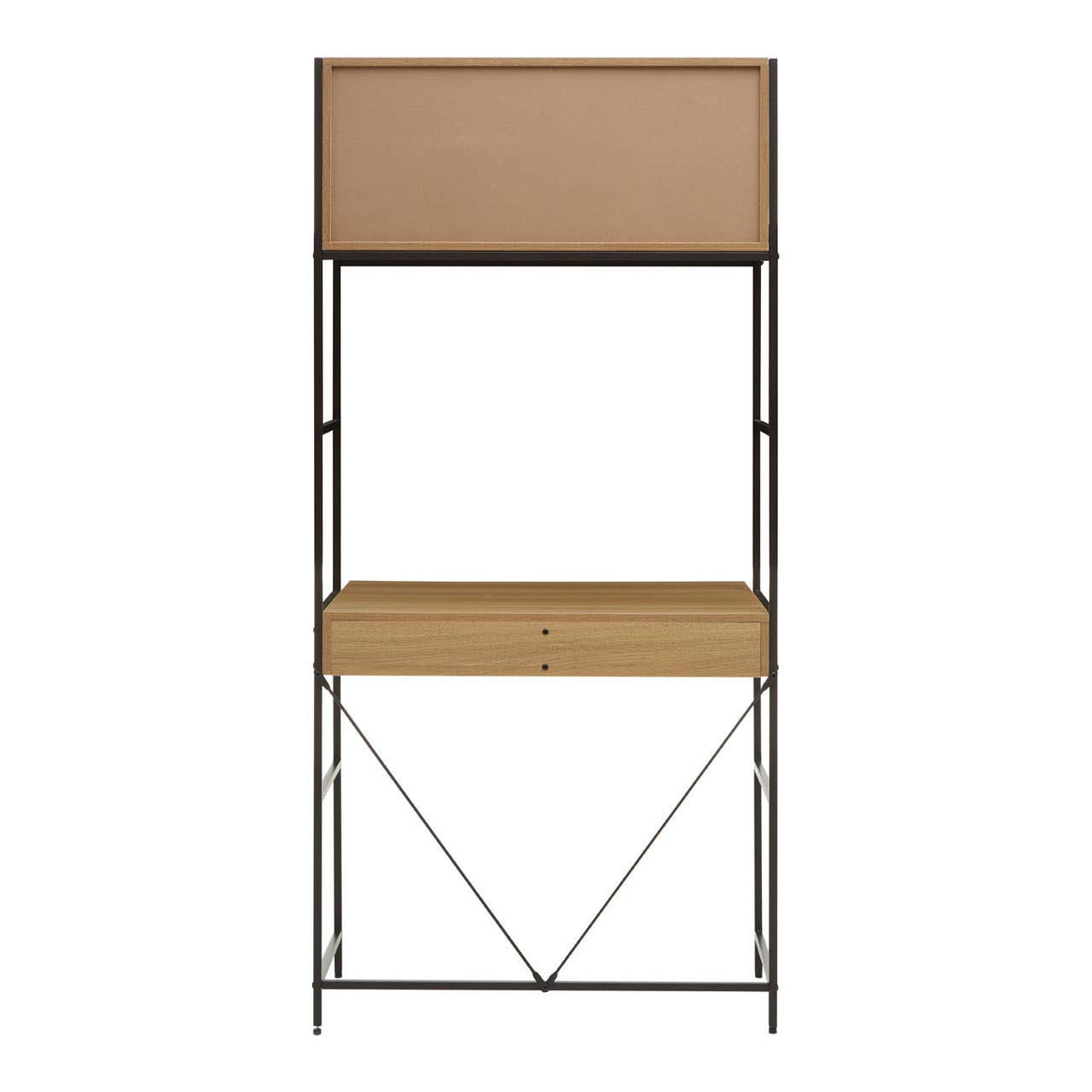 Bradbury Natural Oak Effect Shelf Unit