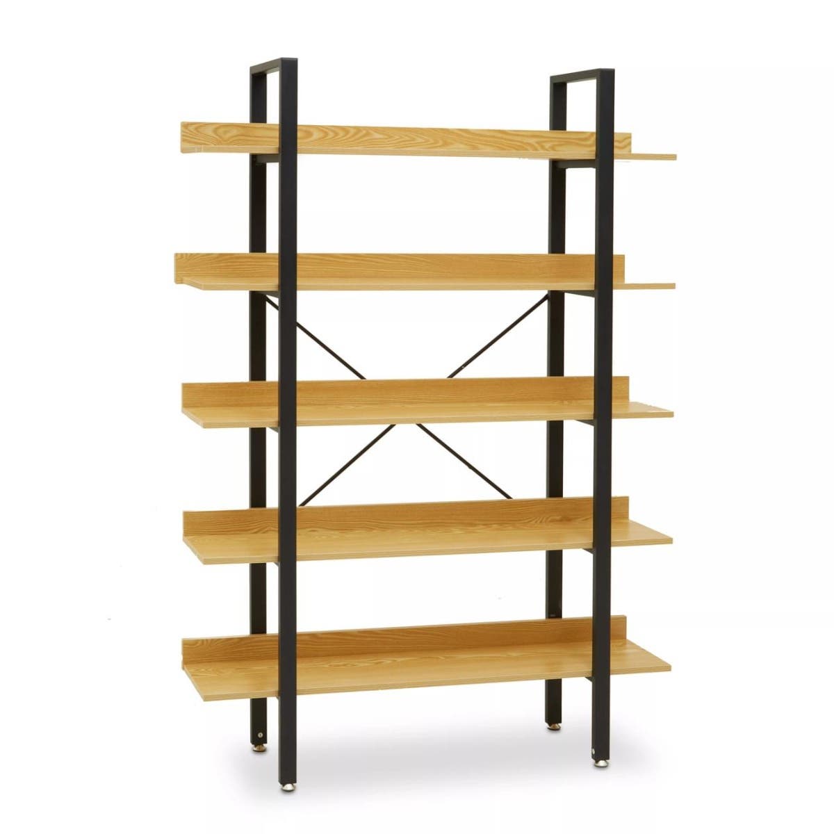Laxton 5 Tier Light Yellow Shelf Unit
