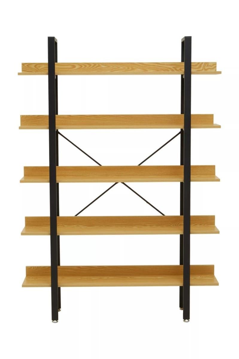 Laxton 5 Tier Light Yellow Shelf Unit