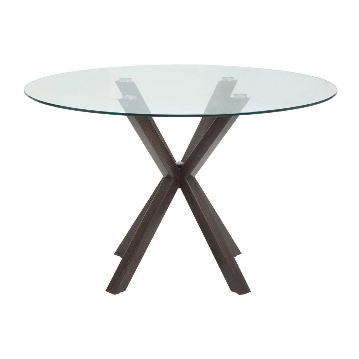 Salford Dining Table With Black Wood Legs