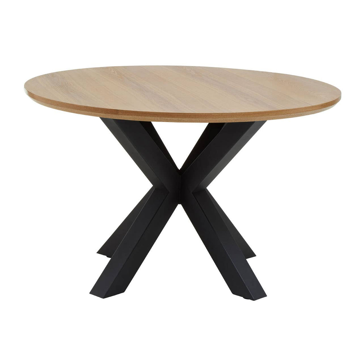 Salford Dining Table With Black Powder Legs