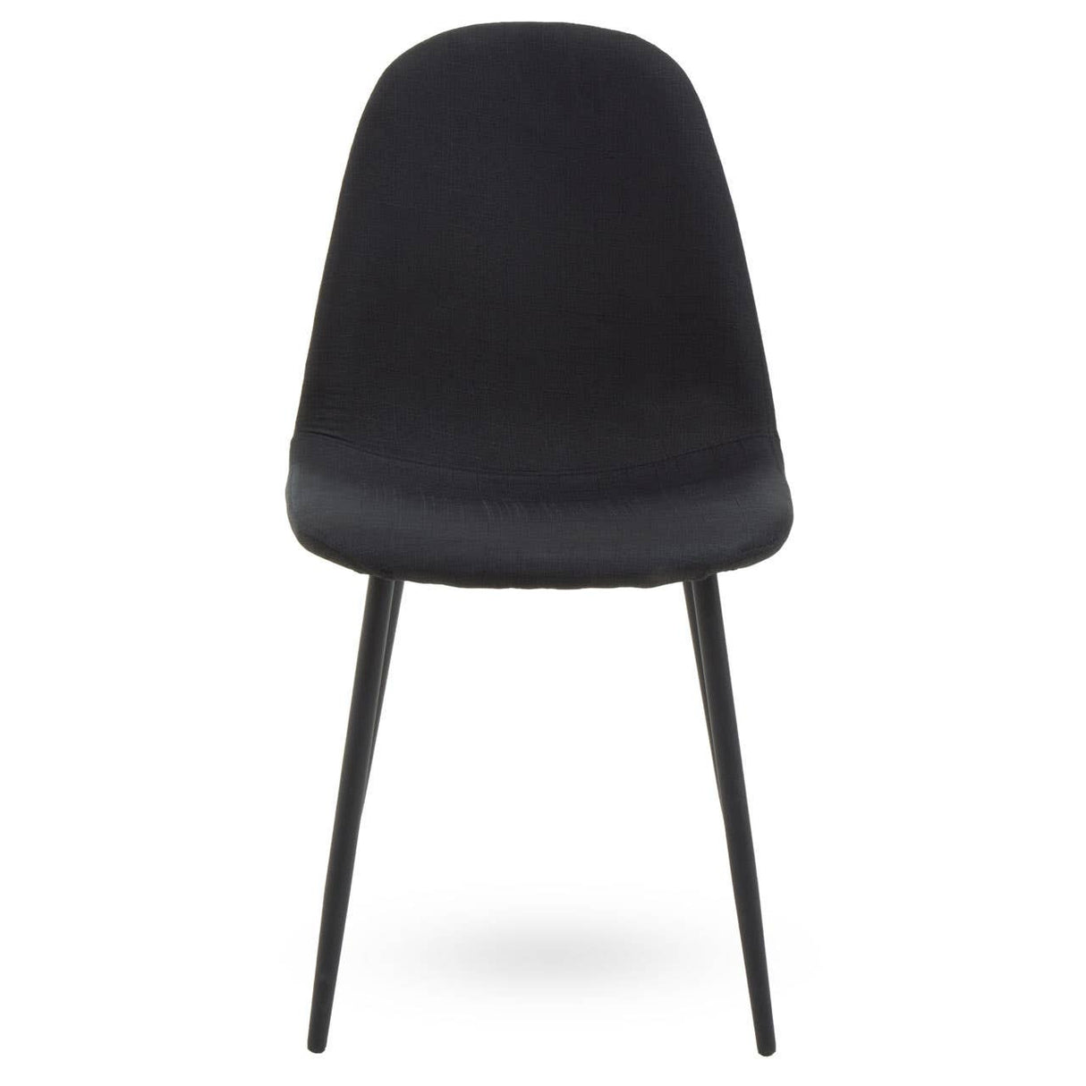 Elegant Salford Dining Chair in Black Fabric