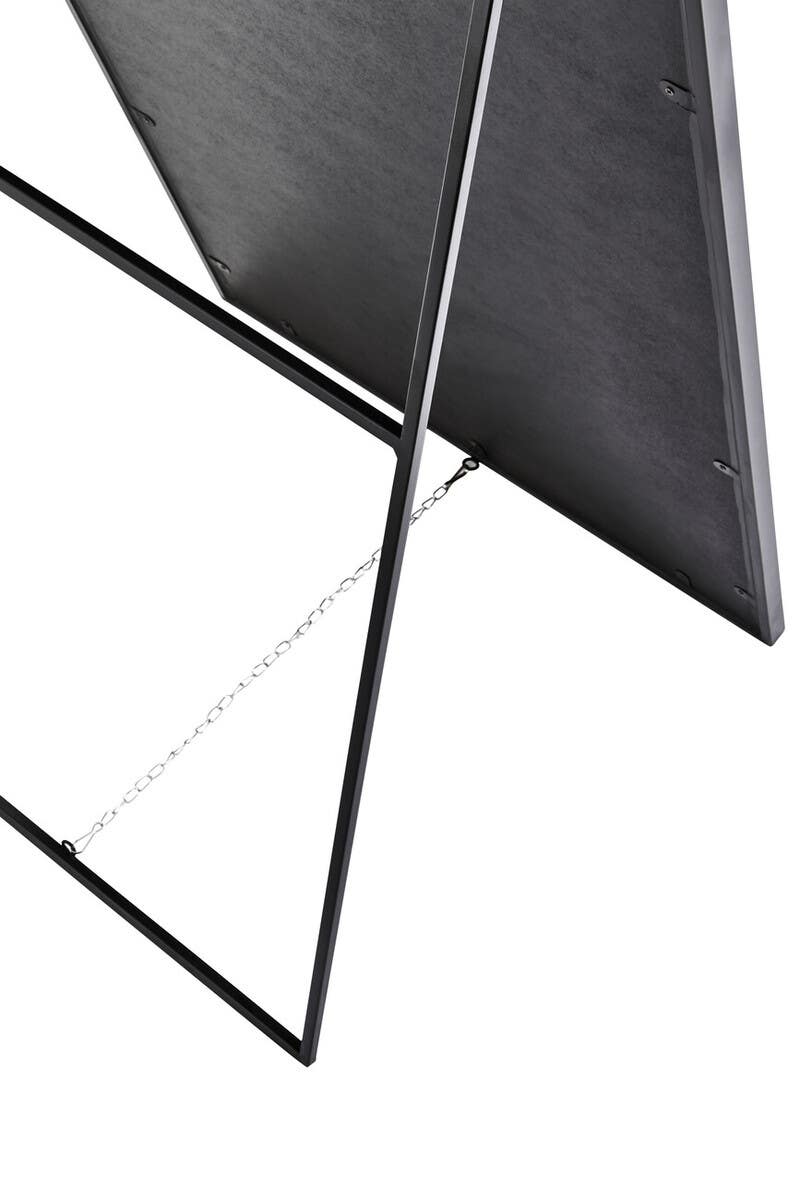 Tiana Floor Standing Mirror Black Frame