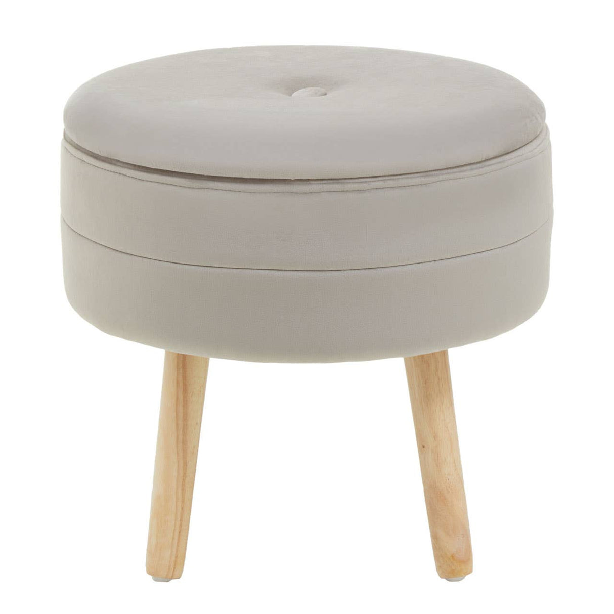 Ivy Mink Velvet Stool