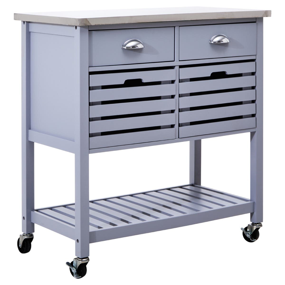 Frankfurt Grey Kitchen Trolley