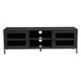 Acier Two Door Black Media Unit