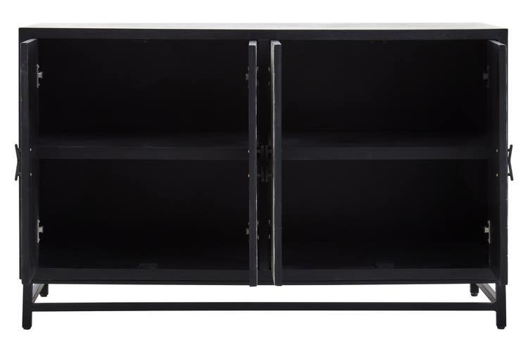 Lombok Four Door internal shelf storage Sideboard