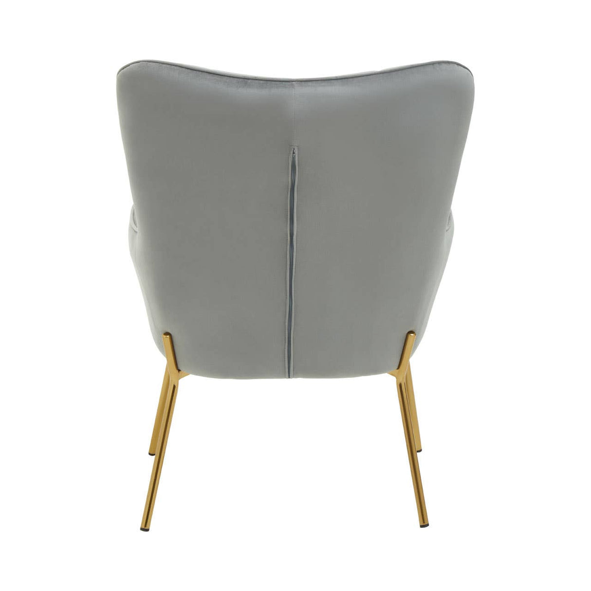 Stockholm Grey Velvet Chair