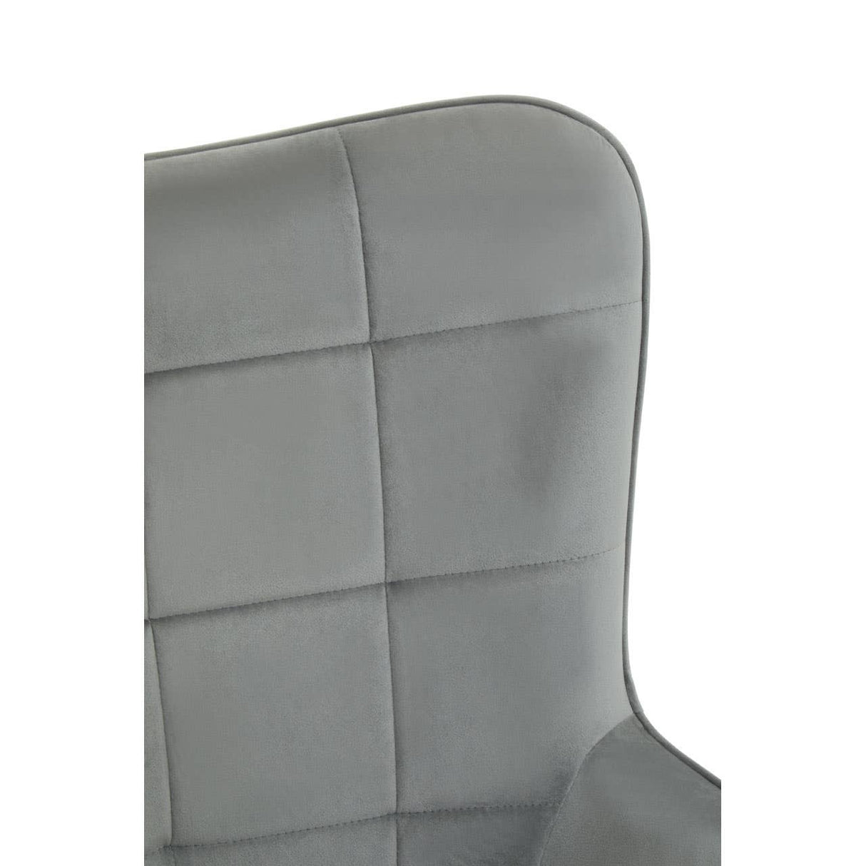Stockholm Grey Velvet Chair