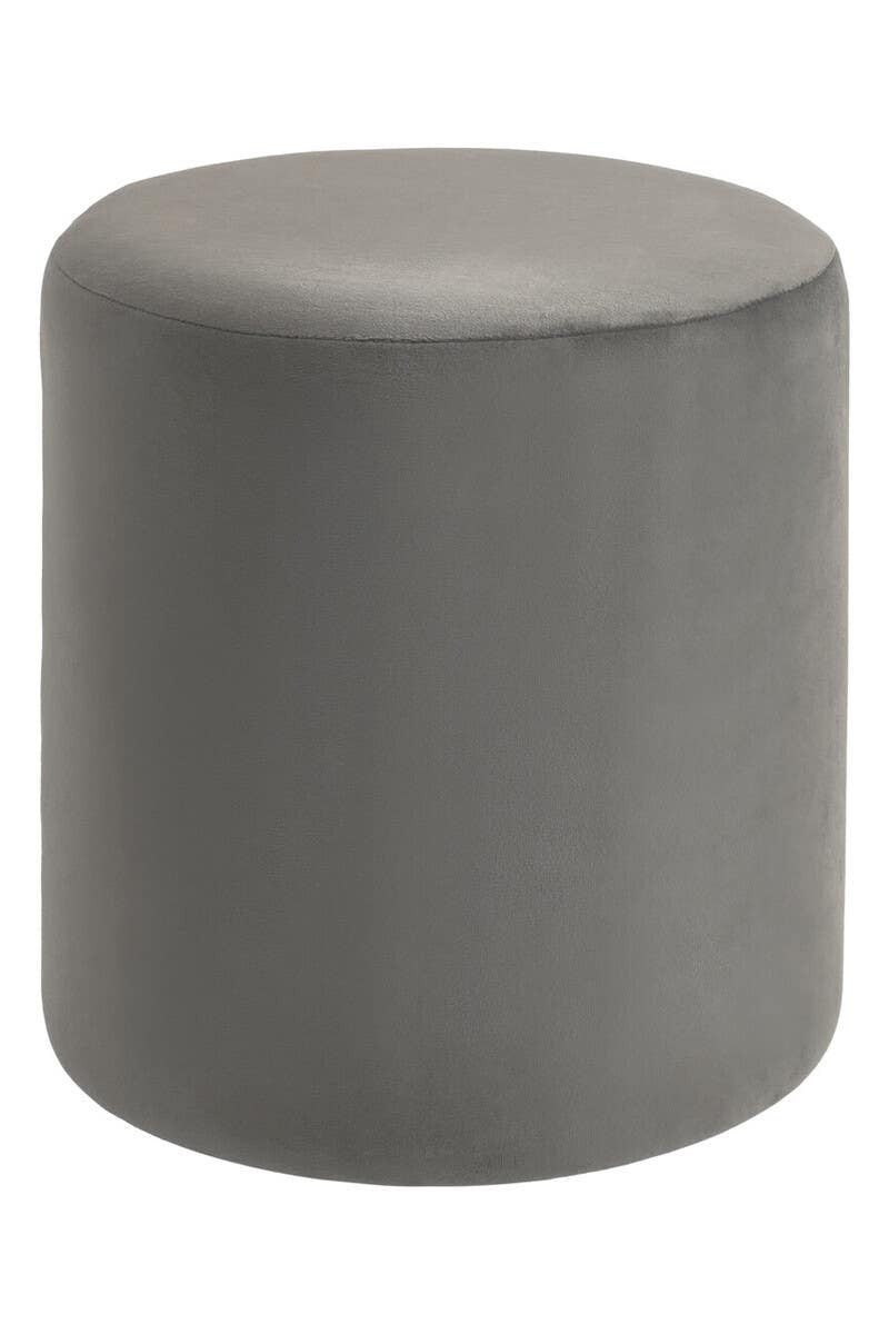 Haley Mink Velvet Pouffe