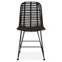 Lagom Black Natural Rattan Dining Chair